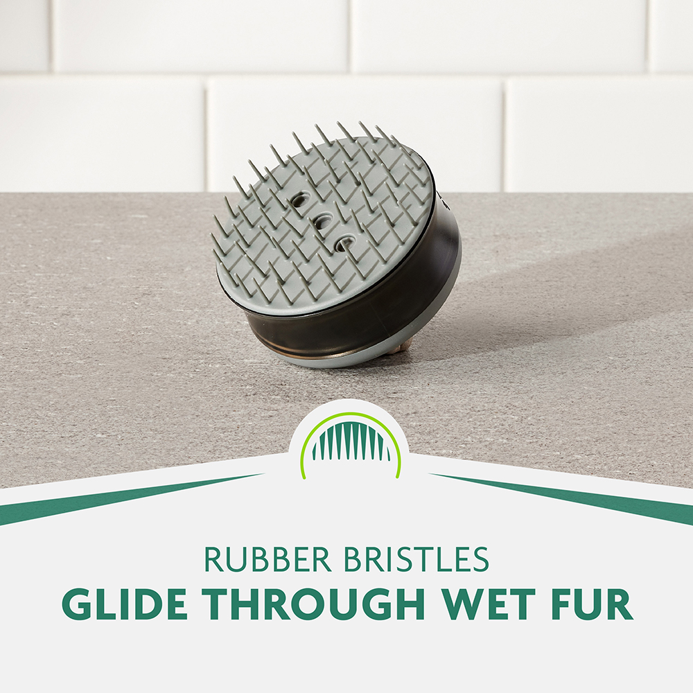FURminator Bathing Brush For Dogs And Cats Loosens Pet Hair For